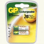 аккумуляторные батарейки GP 100AAAHC AAA NiMH