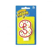 свеча цифра "3"